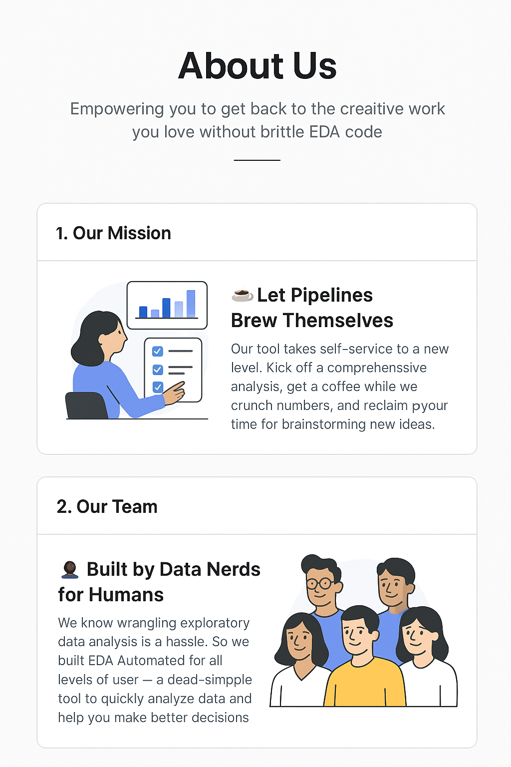 Clean analytics environment